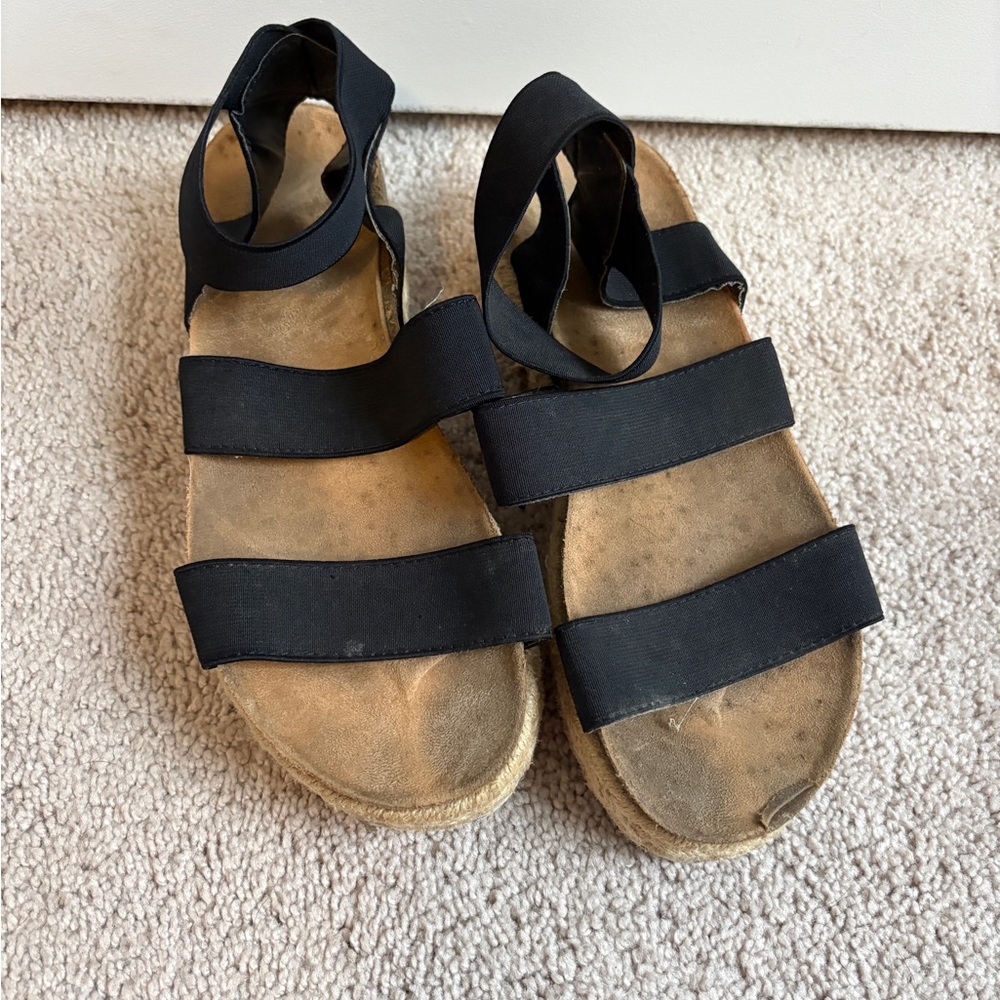 Women’s Black Strappy Sandals